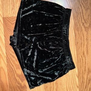 Victorias Secret Velvet Black Women's Shorts